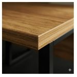 Móveis para Escritório Mesa de Escritório Dupla Industrial 120cm Tampo 40mm - Sevilha / Preto