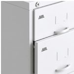 Móveis de Aço Arquivo de Aço 04 Gav - (70cm) - CHAPA # 26 - TRILHO TELESC - 1,36x0,47x0,70m - CZ/CZ - AMAPA - 13104