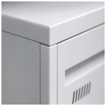 Móveis de Aço Arquivo de Aço 04 Gav. - CHAPA # 26 - S/ TRILHO TELESC - (60cm) - 1,33x0,47x0,60m - CZ/CZ - W3 - 18000