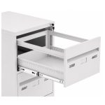 Móveis de Aço Arquivo de Aço 4 Gavetas para Pasta Suspensa com Chave Linha Aço Chapa 22 -18020