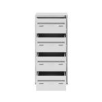Móveis de Aço Arquivo de Aço 4 Gavetas para Pasta Suspensa com Chave Linha Aço Chapa 22 -18020