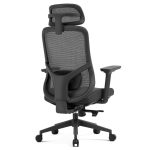 Cadeiras Escritório Cadeira Presidente Ergonômica Premium com Ajuste 3D e Tela Mesh Preta TOKYO - 32887