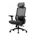 Cadeiras Escritório Cadeira Presidente Ergonômica Premium com Ajuste 3D e Tela Mesh Preta TOKYO - 32887