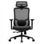 Cadeiras Escritório Cadeira Presidente Ergonômica Premium com Ajuste 3D e Tela Mesh Preta TOKYO - 32887