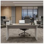 Sem categoria Mesa para Escritório Reta 1,70x0,70m - S/ Gavetas - Fresno / Branco - 71104