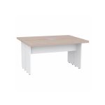 Sem categoria Mesa Estação de Trabalho 2,40x1,20m 04 Lugares s/ Gavetas c/ ponto para tomadas - Fresno / Branco - 71120